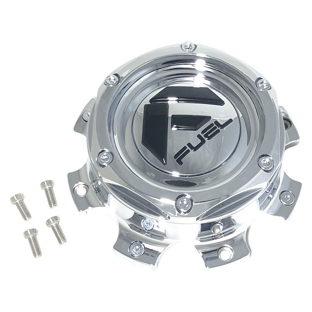 Fuel 2PC - FUEL CHROME CAP FOR 8X6.5/8X170 (1.72")