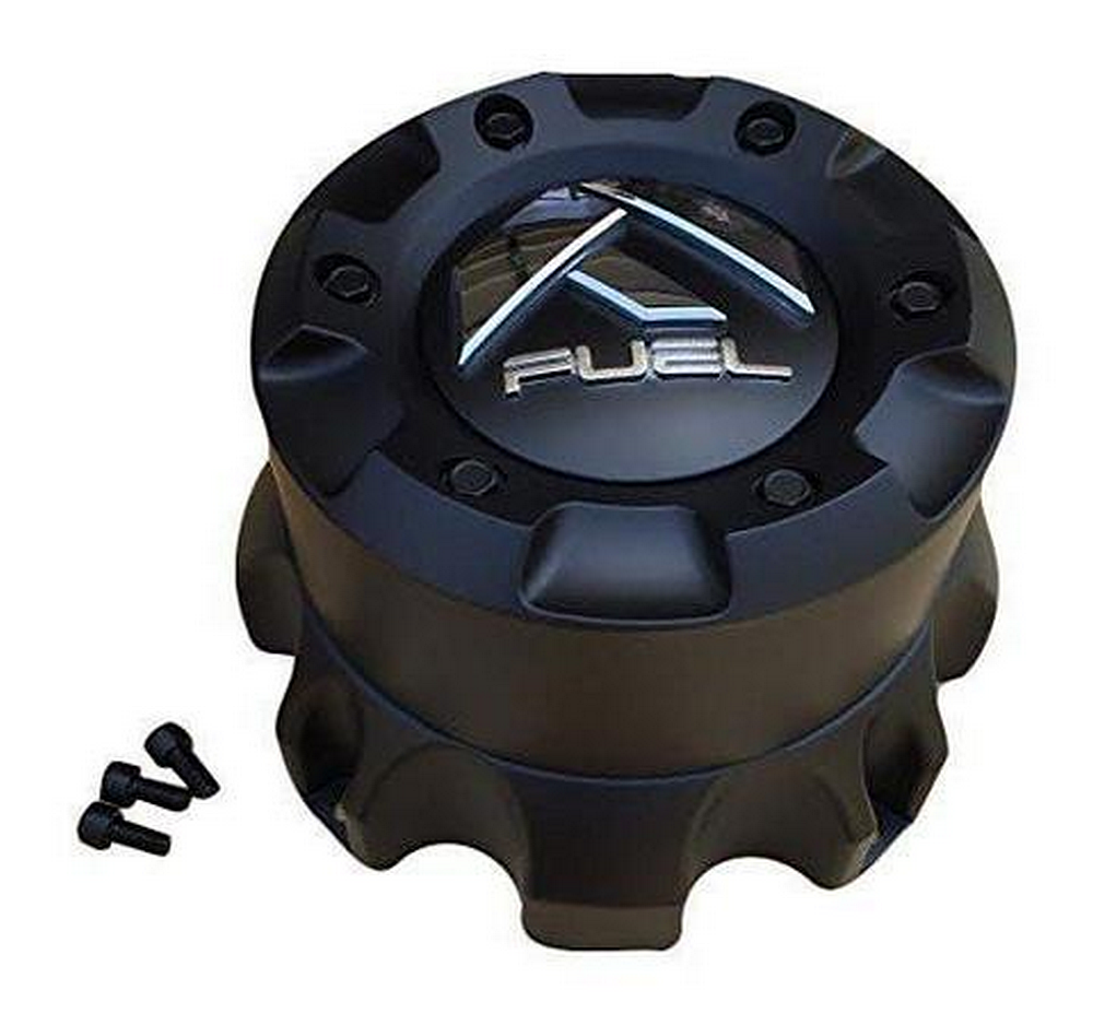 Fuel 2PC - FUEL TALL GL-MTBLK SNAP IN CAP 8X170/180