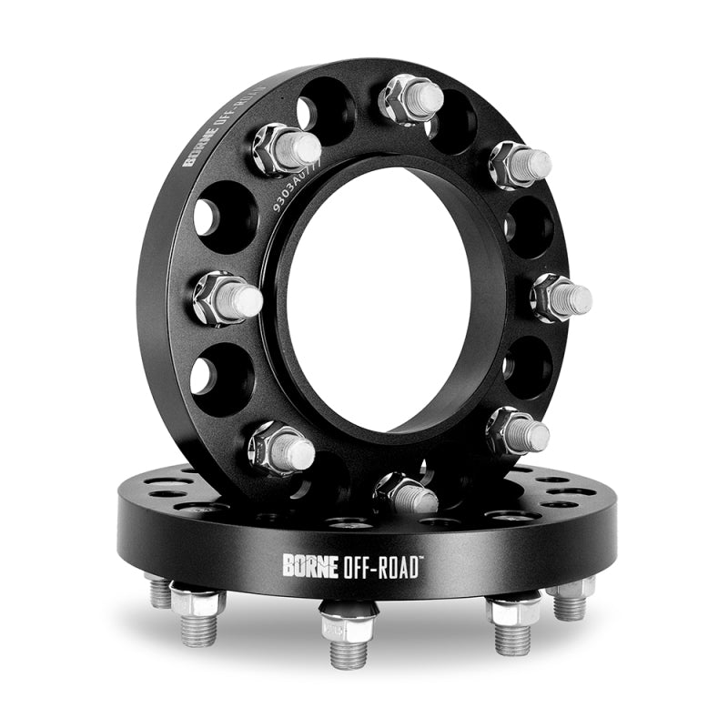 Mishimoto Borne Off-Road Wheel Spacers 8x180 124.1 38.1 M14 Black