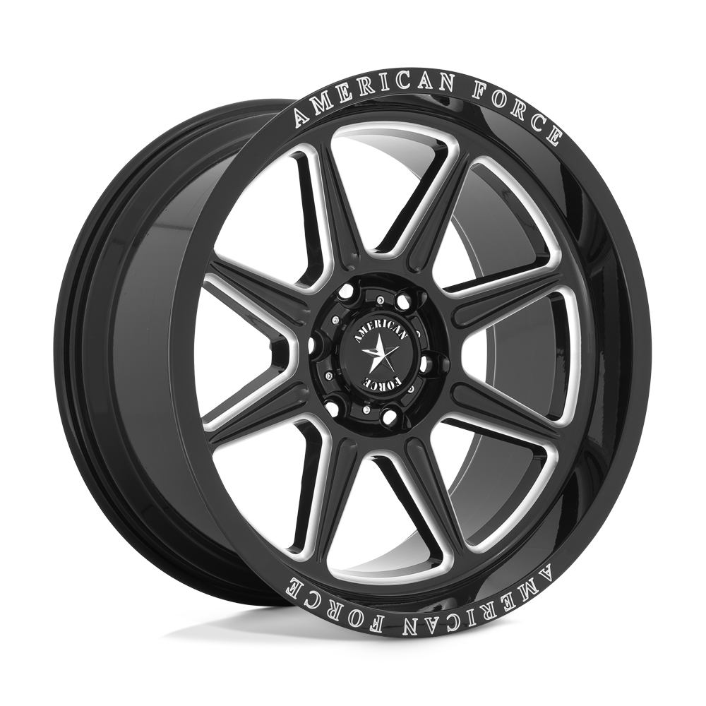 American Force Cast Ac002 Trail Gloss Black Milled