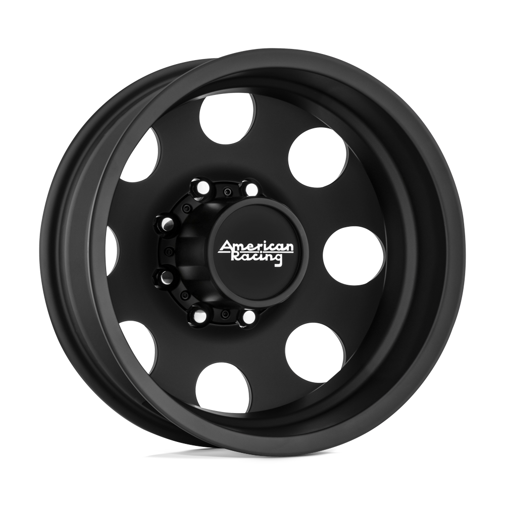 American Racing Ar204 Baja Dually Satin Black Rear