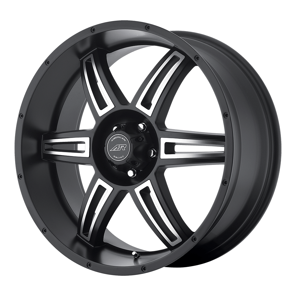 American Racing Ar890 Satin Black Machined