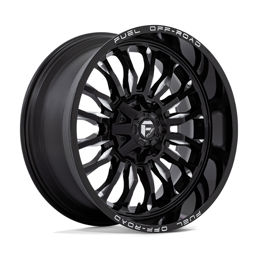 Fuel 1 Pc D795 Arc Gloss Black Milled