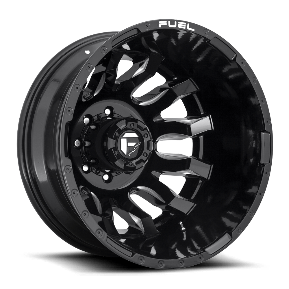 Fuel 1 Pc D673 Blitz Gloss Black Milled