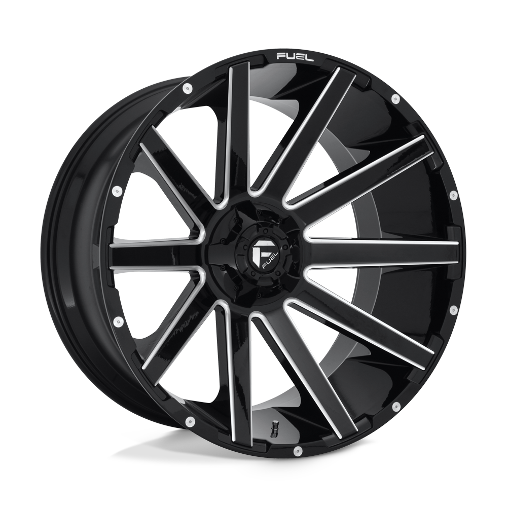 Fuel 1 Pc D615 Contra Gloss Black Milled