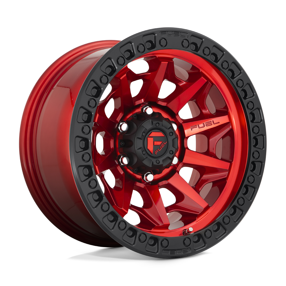 Fuel 1 Pc D695 Covert Candy Red Black Bead Ring