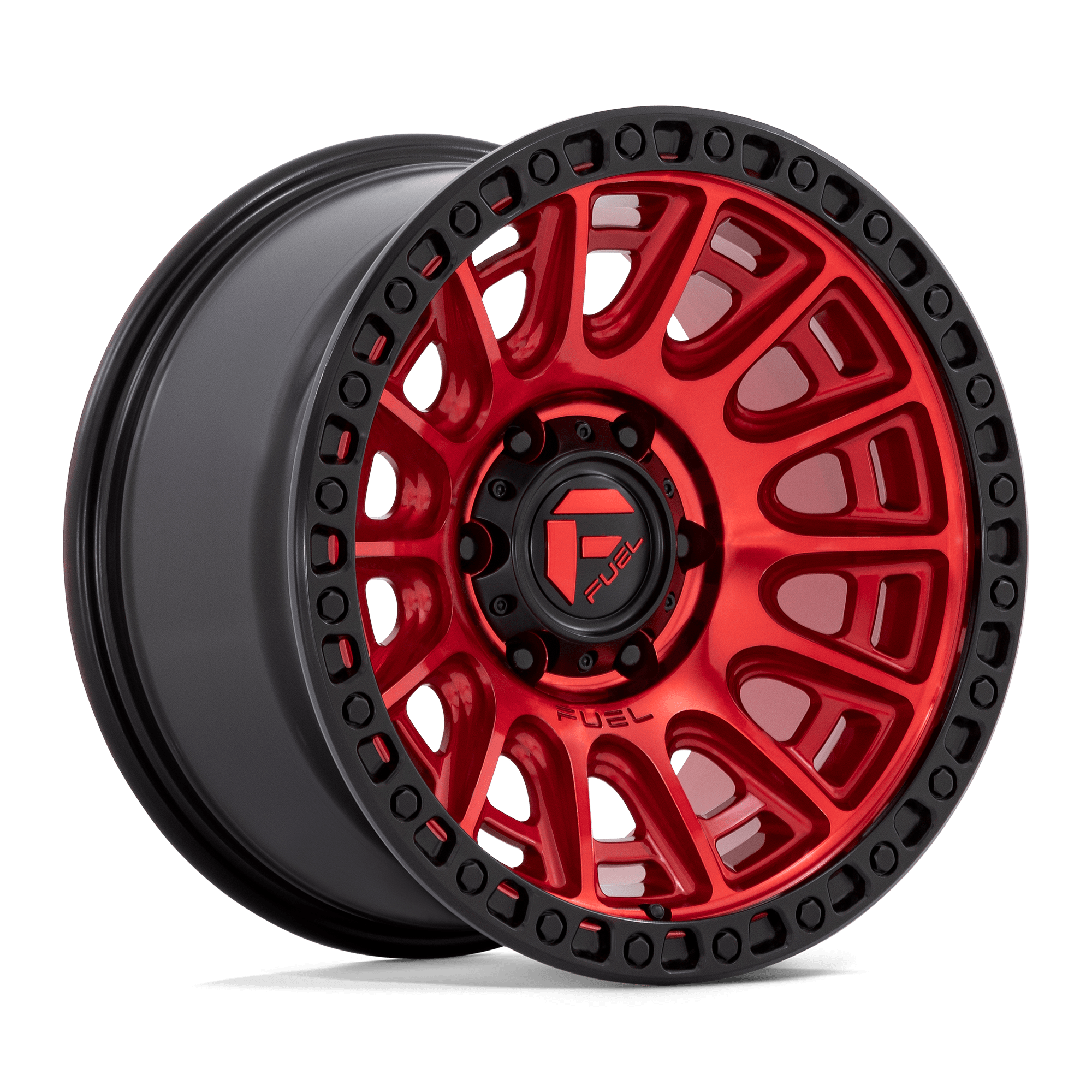 Fuel 1 Pc D834 Cycle Candy Red With Black Ring