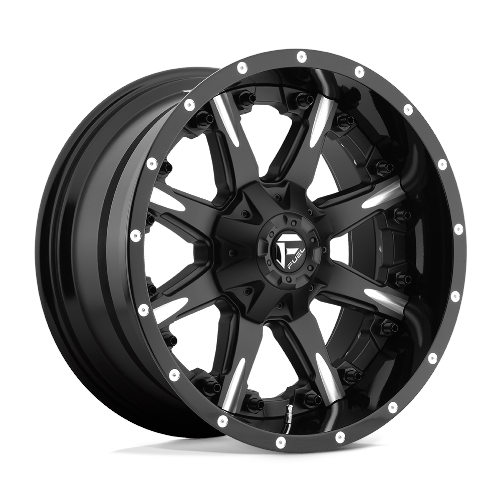 Fuel 2 Pc D251 Nutz Matte Black Milled