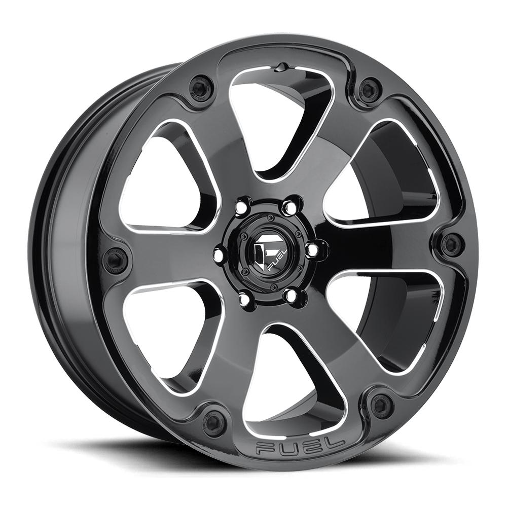 Fuel 1 Pc D562 Beast Gloss Black Milled