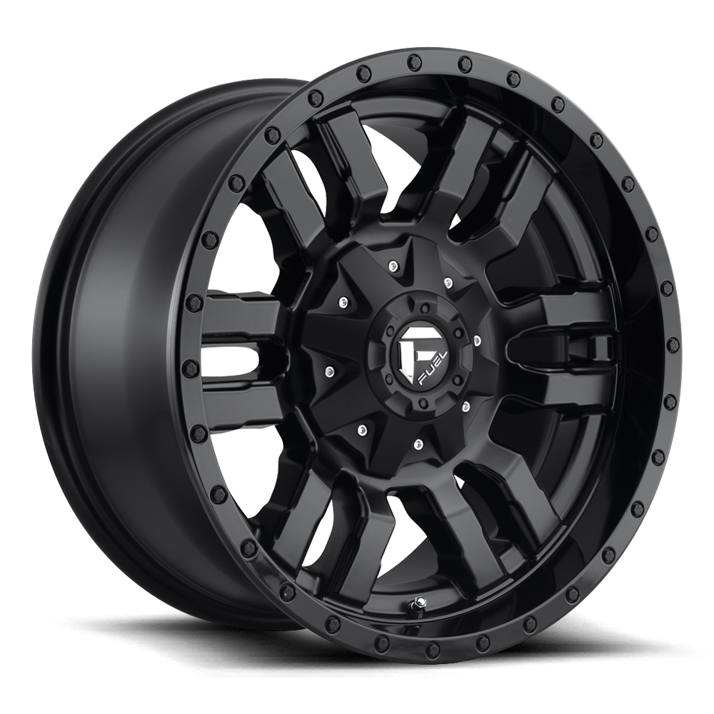 Fuel 1 Pc D596 Sledge Matte Black Gloss Black Lip