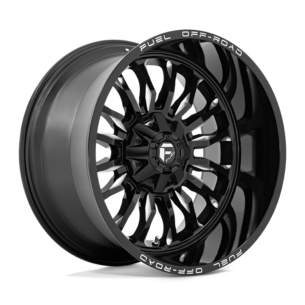 Fuel 1 Pc D795 Arc Gloss Black Milled