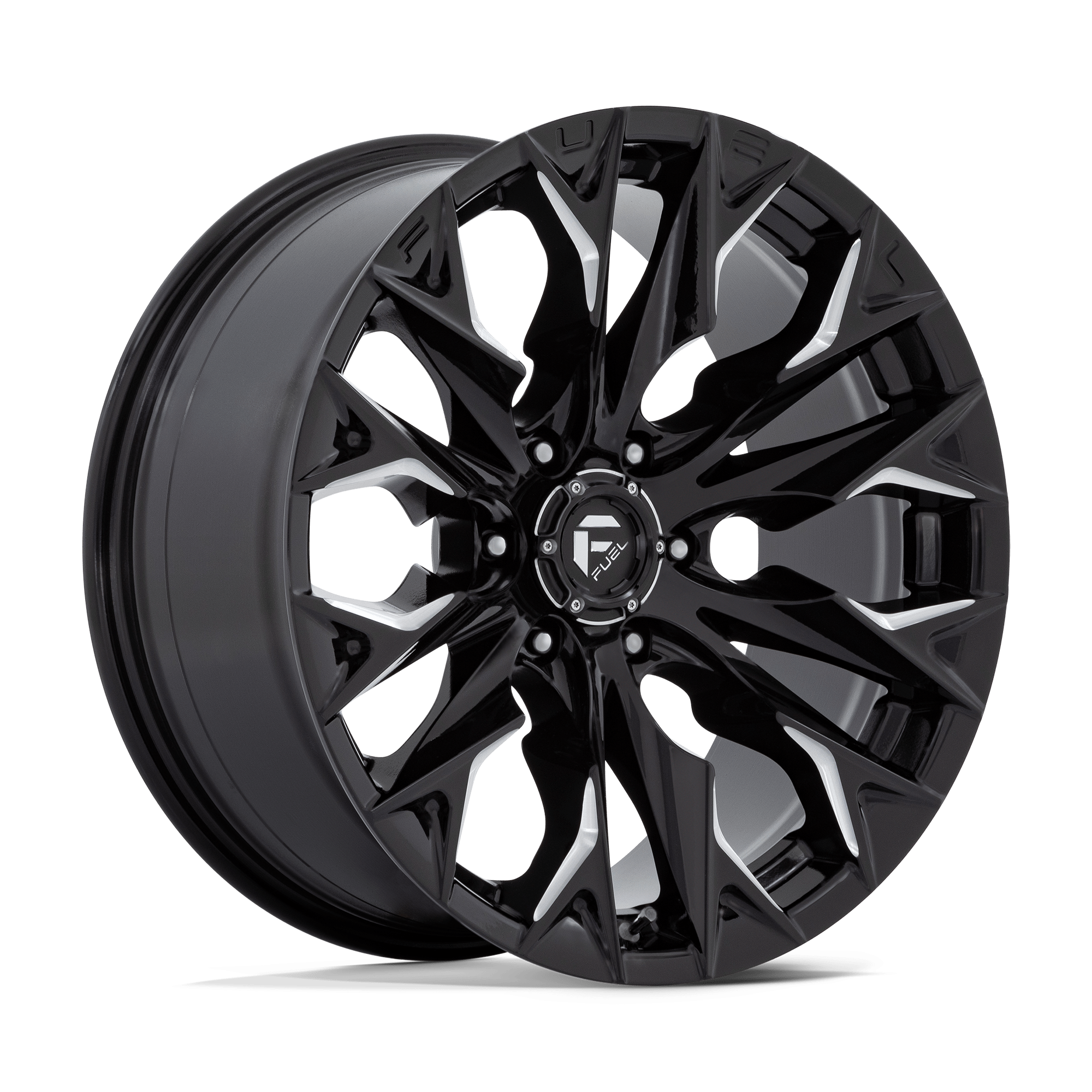 Fuel 1 Pc D803 Flame Gloss Black Milled