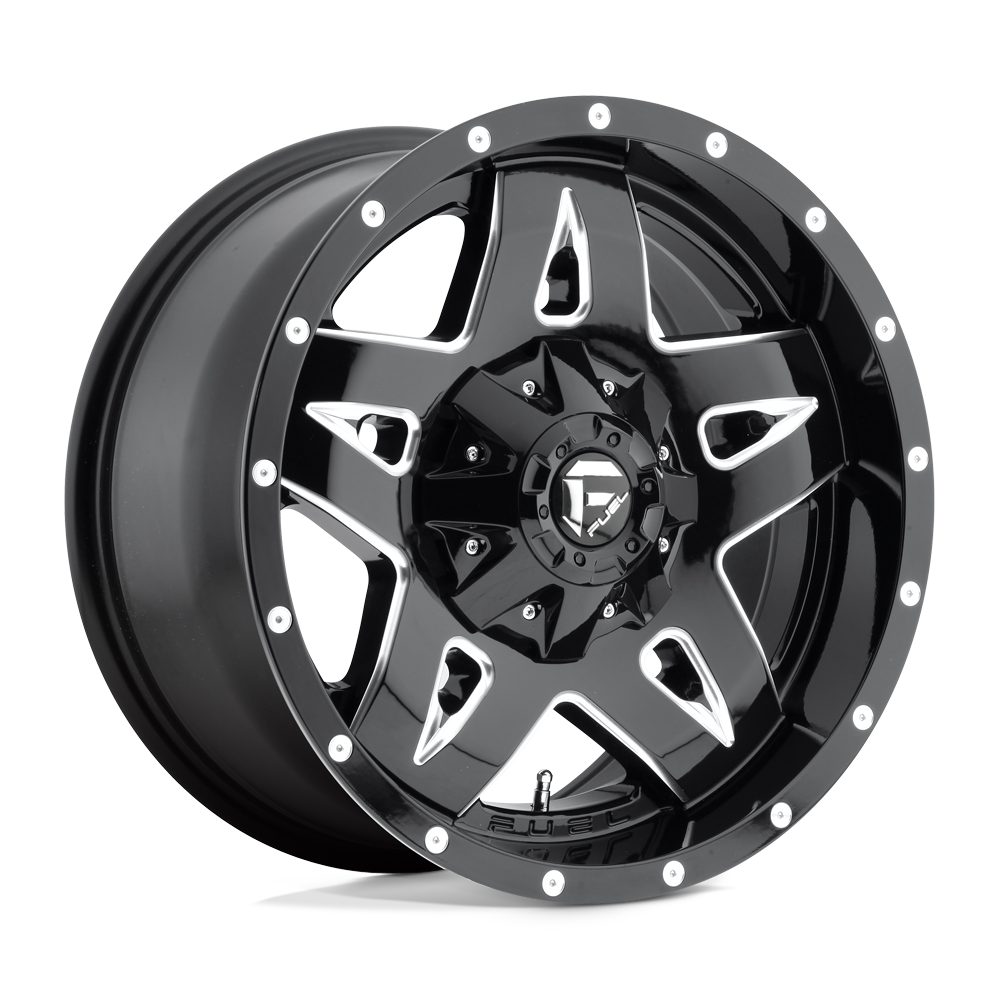 Fuel 1 Pc D554 Full Blown Gloss Black Milled