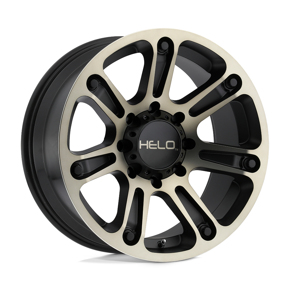 Helo He904 Satin Black Machined Dark Tint