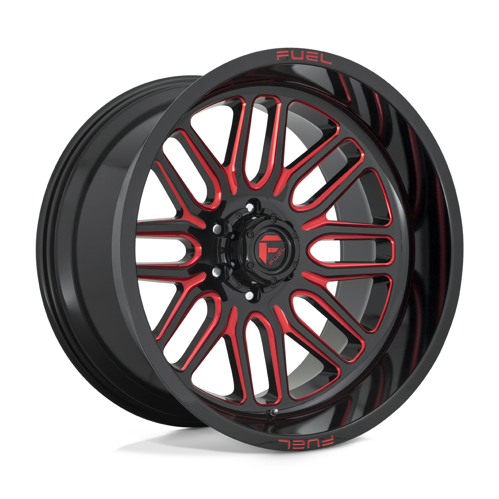 Fuel 1 Pc D663 Ignite Gloss Black Red Tinted Clear