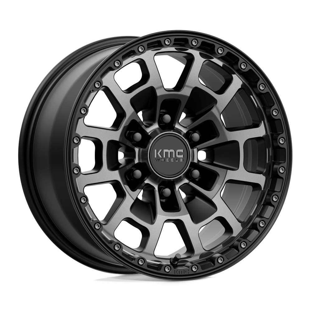 Kmc Km718 Summit Satin Black With Gray Tint