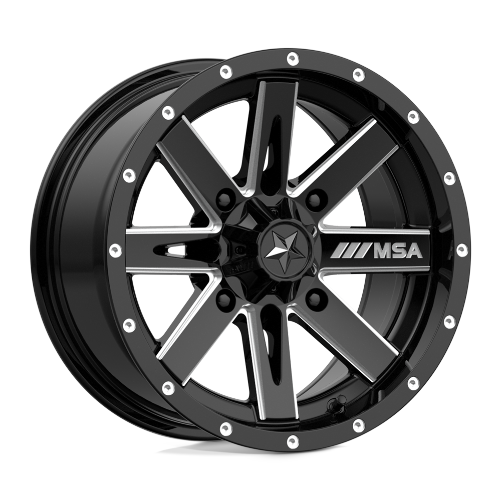 Msa Offroad Wheels M41 Boxer Gloss Black Milled