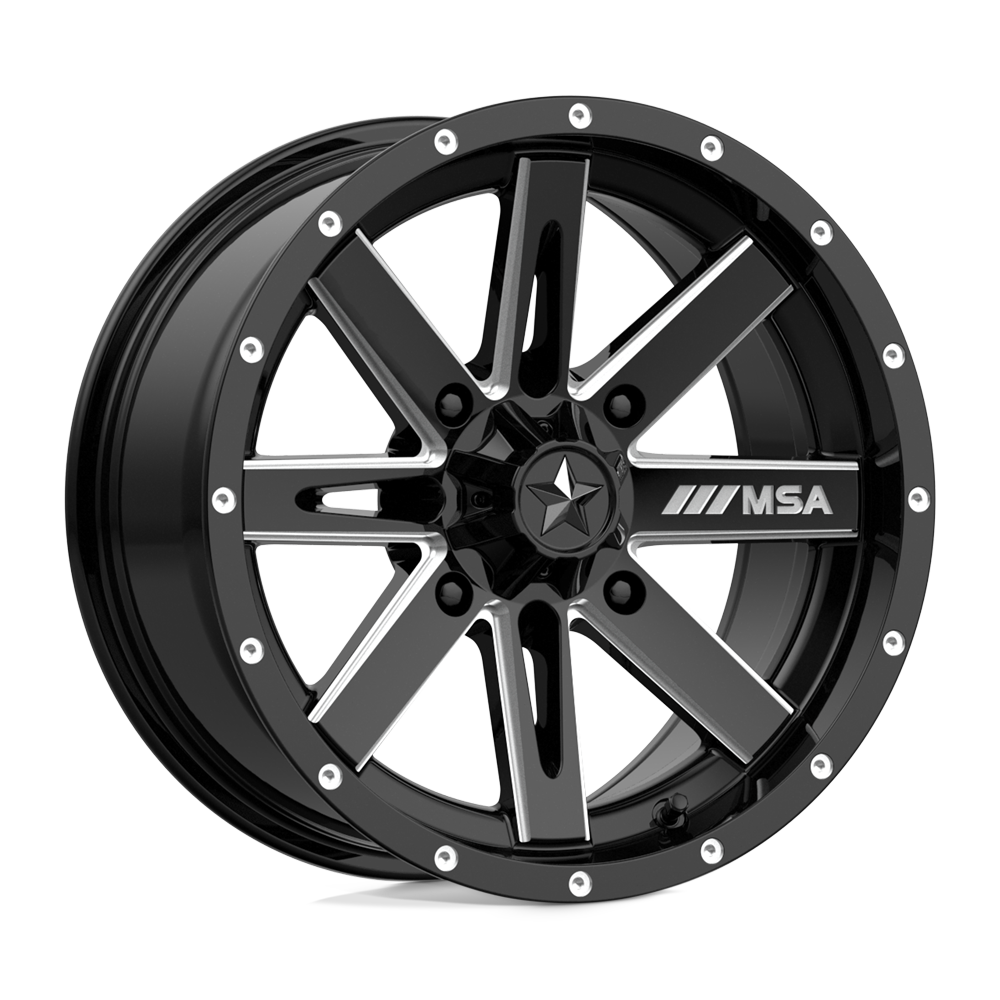 Msa Offroad Wheels M41 Boxer Gloss Black Milled