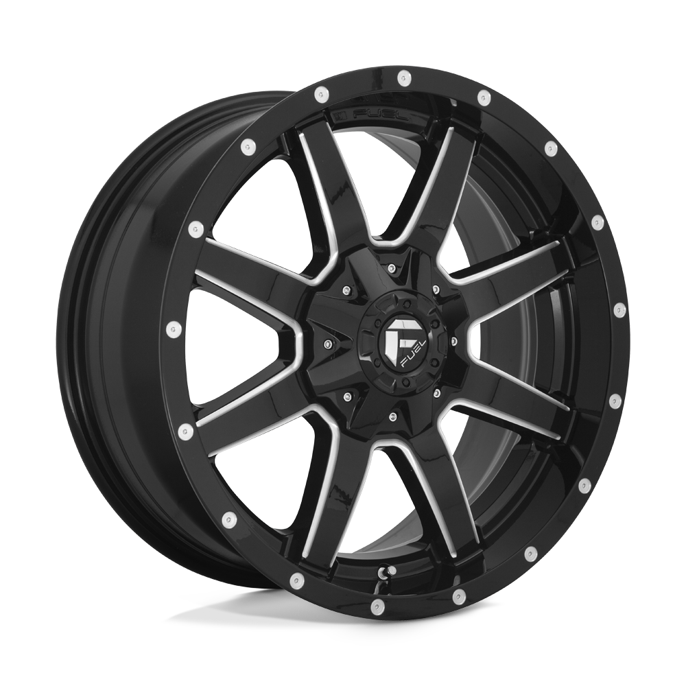 Fuel 1 Pc D610 Maverick Gloss Black Milled