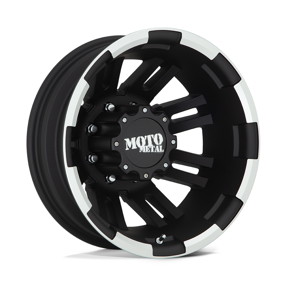 Moto Metal Mo963 Matte Black Machined Rear