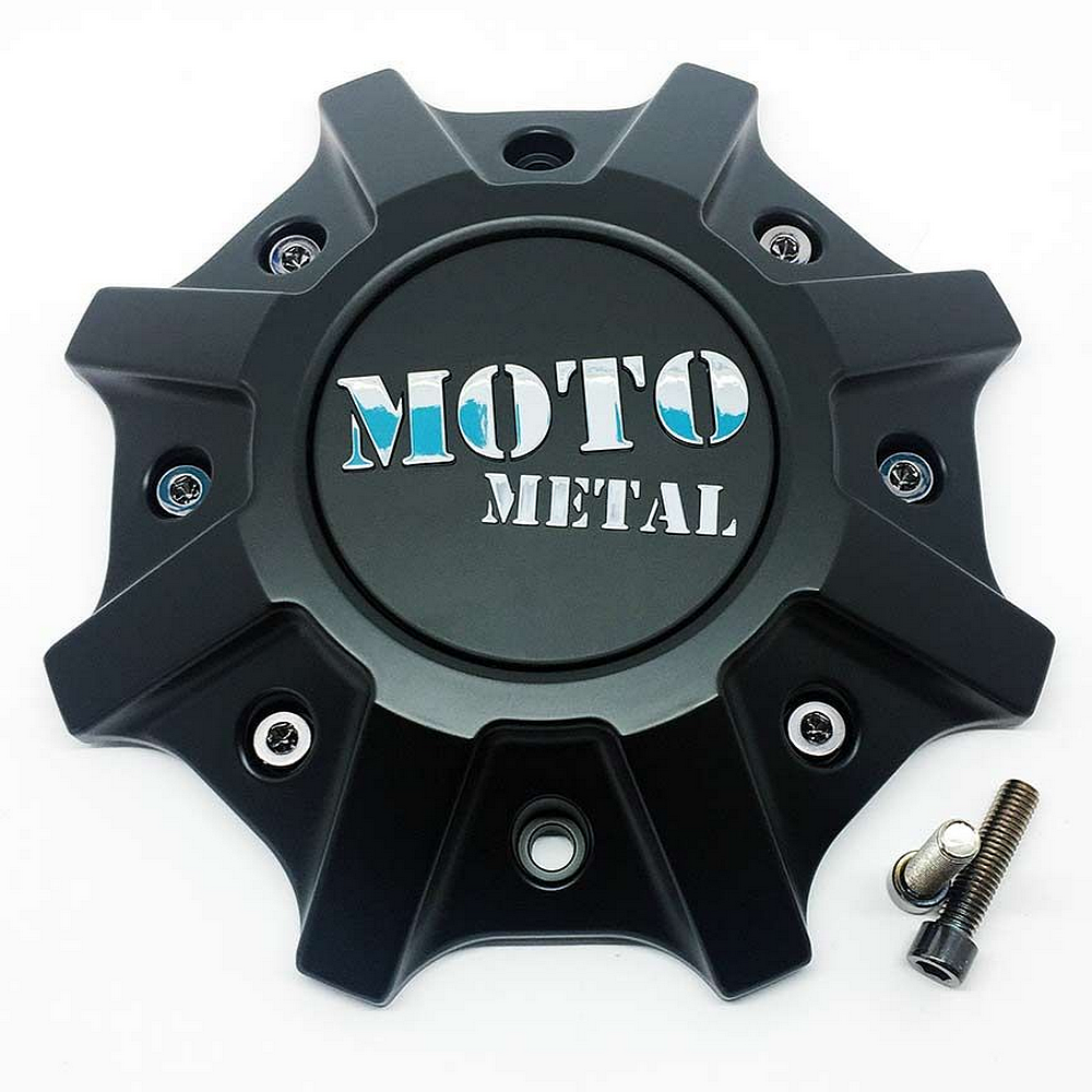 Moto Metal - MO984 CAP ALL PCD POSITIVE ET - M-BLACK