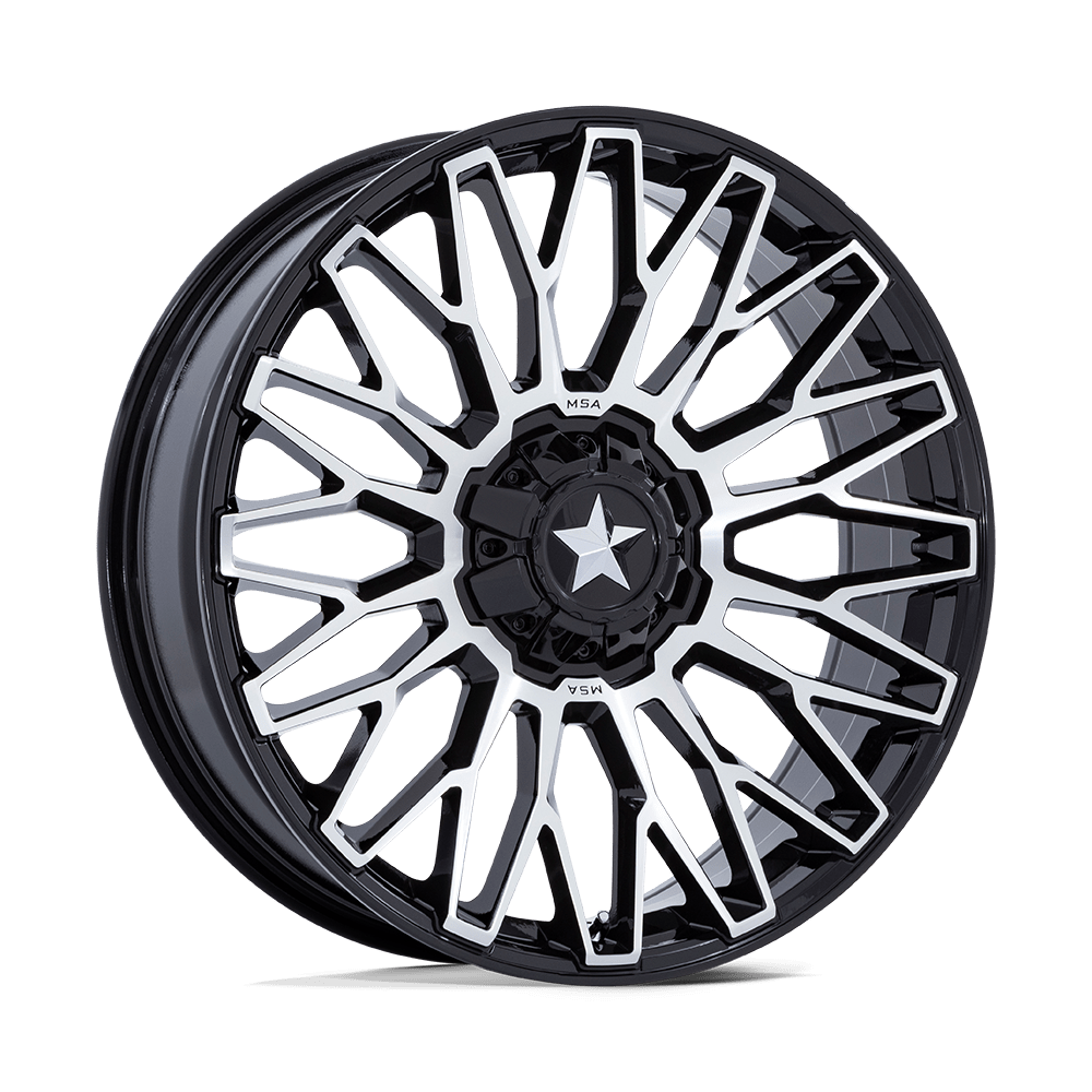 Msa Offroad Wheels M50 Clubber Gloss Black Machined