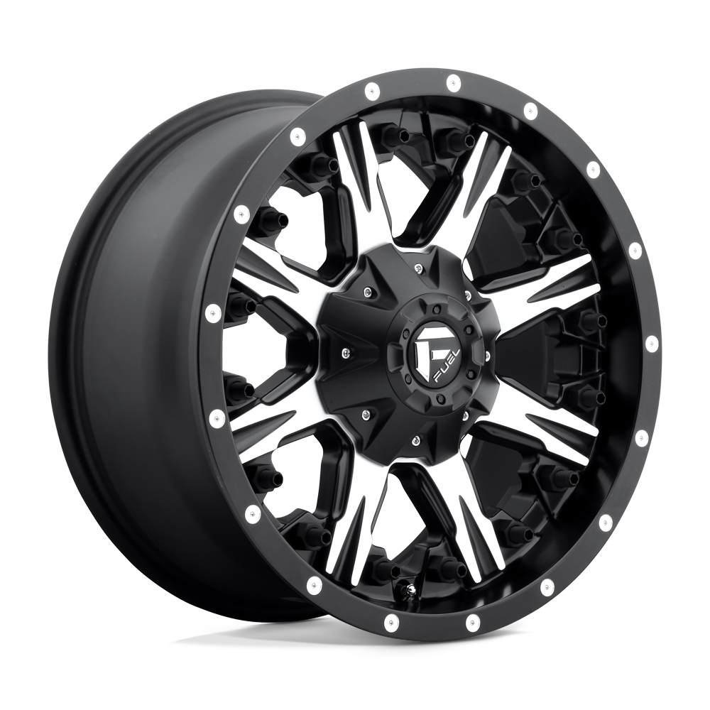 Fuel 1 Pc D541 Nutz Matte Black Machined