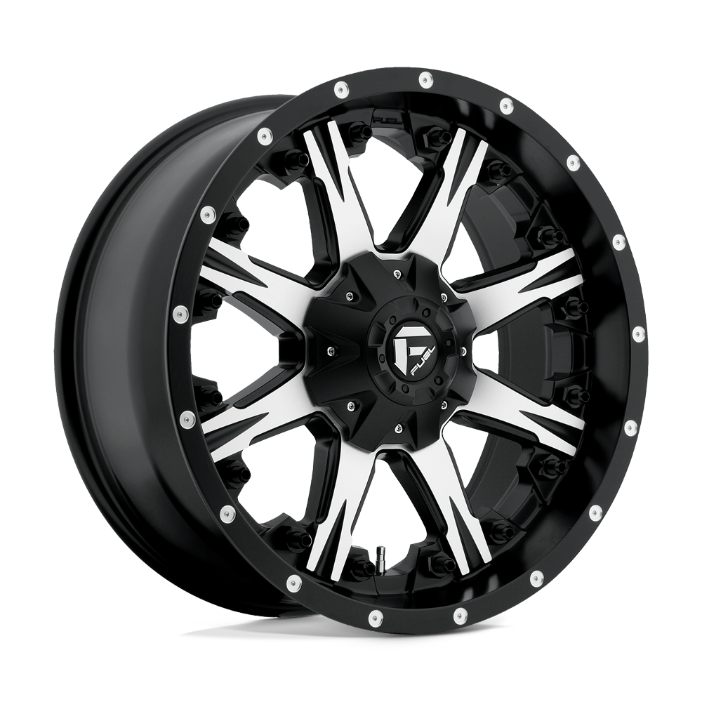 Fuel 1 Pc D541 Nutz Matte Black Machined