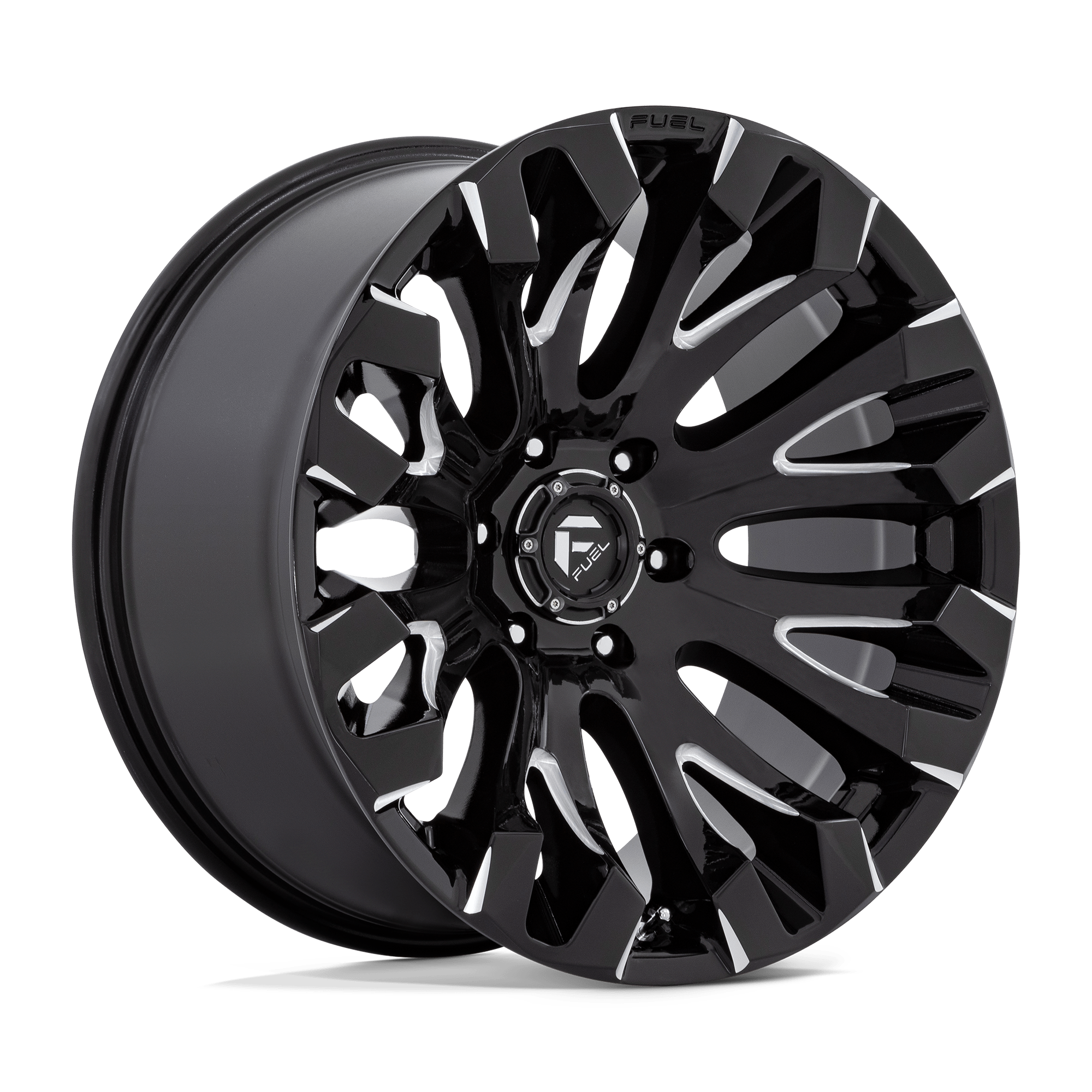 Fuel 1 Pc D828 Quake Gloss Black Milled