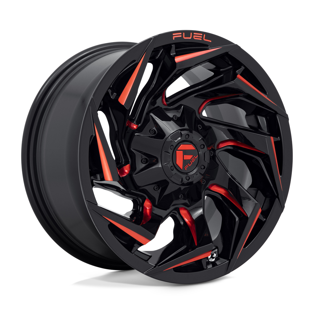 Fuel 1 Pc D755 Reaction Gloss Black Milled With Red Tint