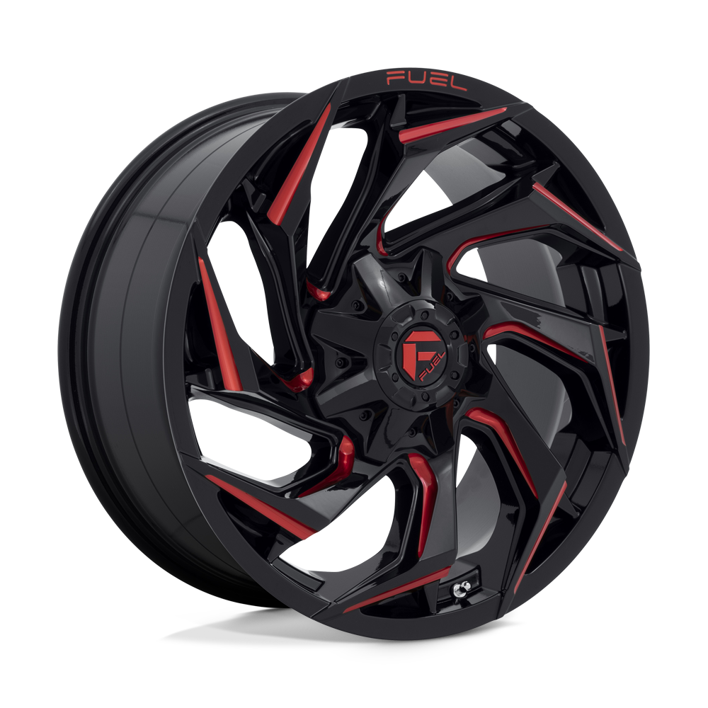 Fuel 1 Pc D755 Reaction Gloss Black Milled With Red Tint