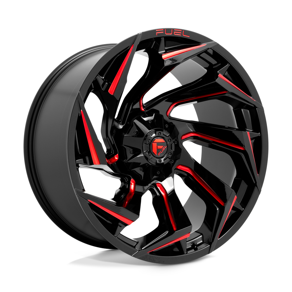 Fuel 1 Pc D755 Reaction Gloss Black Milled With Red Tint