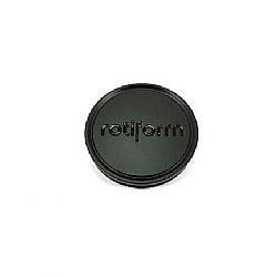 Rotiform - ROTIFIRM FLAT O-RING CAP- M-SLV BLK LOGO