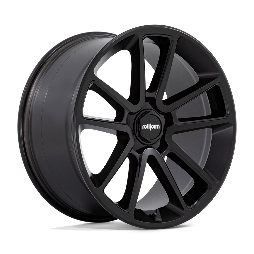 Rotiform R194 Btl Matte Black With Black Cap And Inside Spoke Details