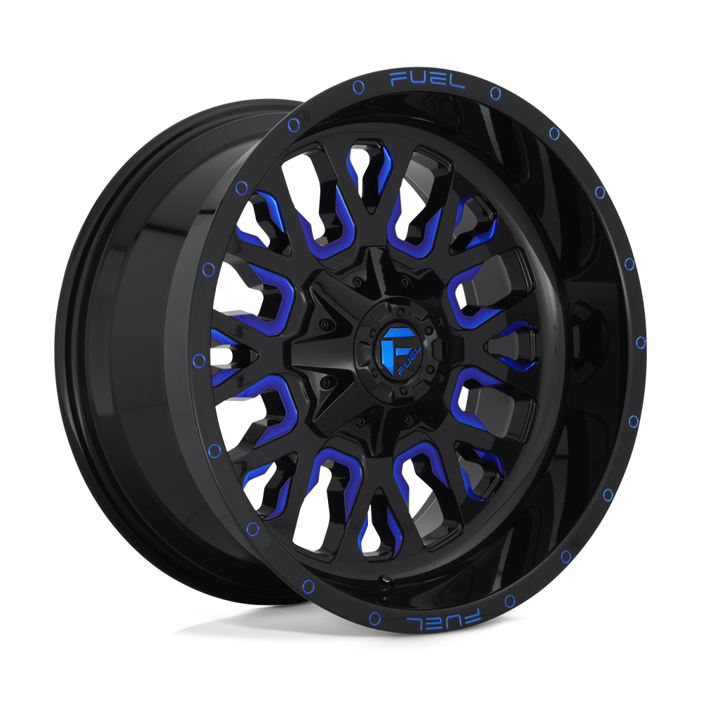 Fuel 1 Pc D645 Stroke Gloss Black Blue Tinted Clear