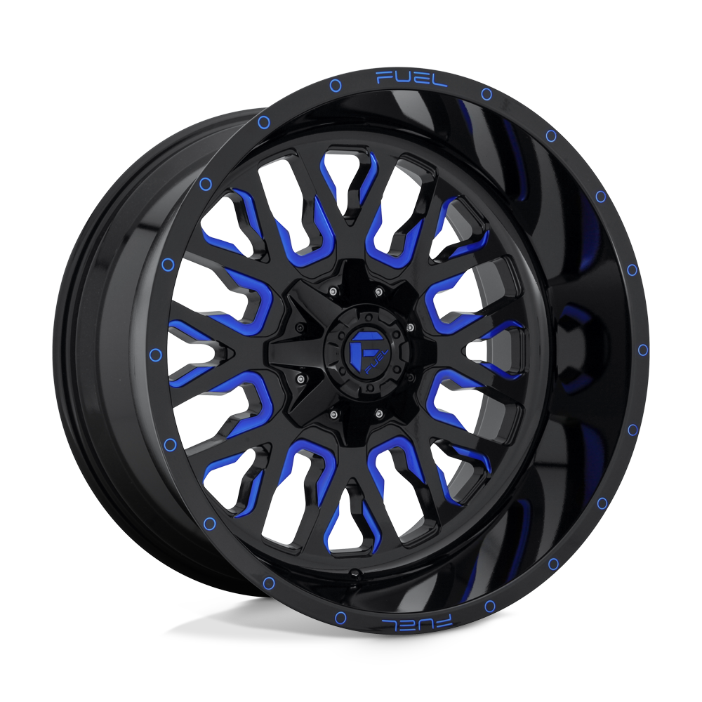 Fuel 1 Pc D645 Stroke Gloss Black Blue Tinted Clear