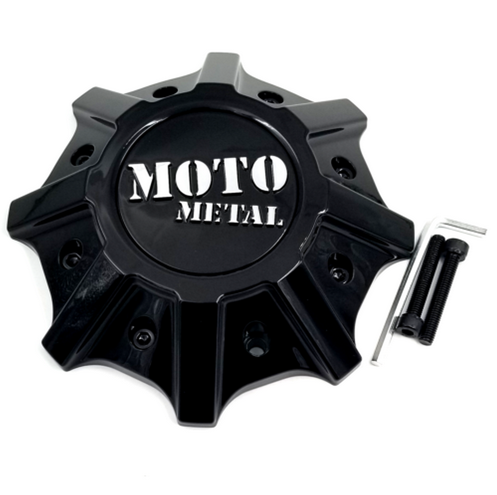 Moto Metal - MOTO CAP (EXCL 20X9 +18) - GLOSS BLACK