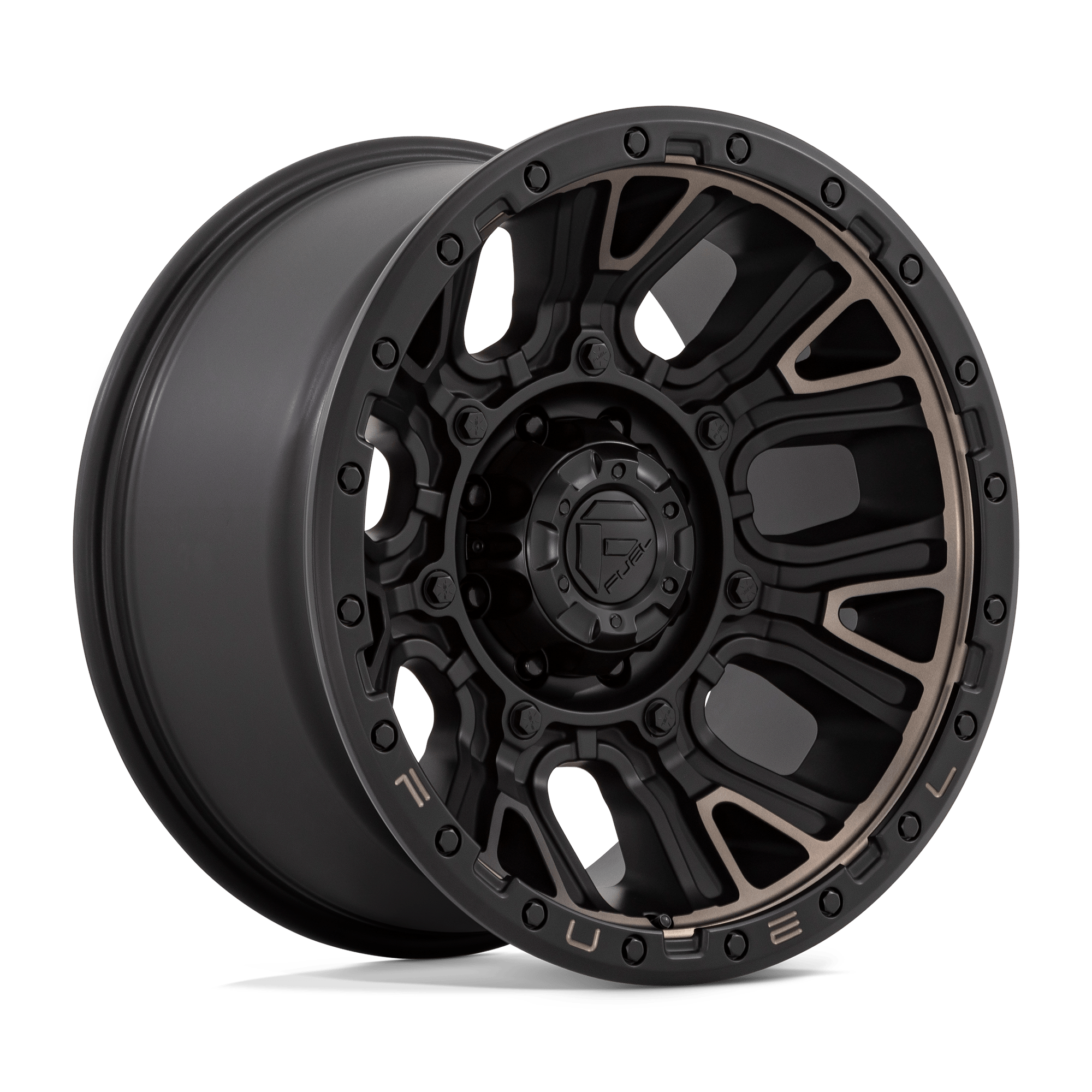 Fuel 1 Pc D824 Traction Matte Black With Double Dark Tint