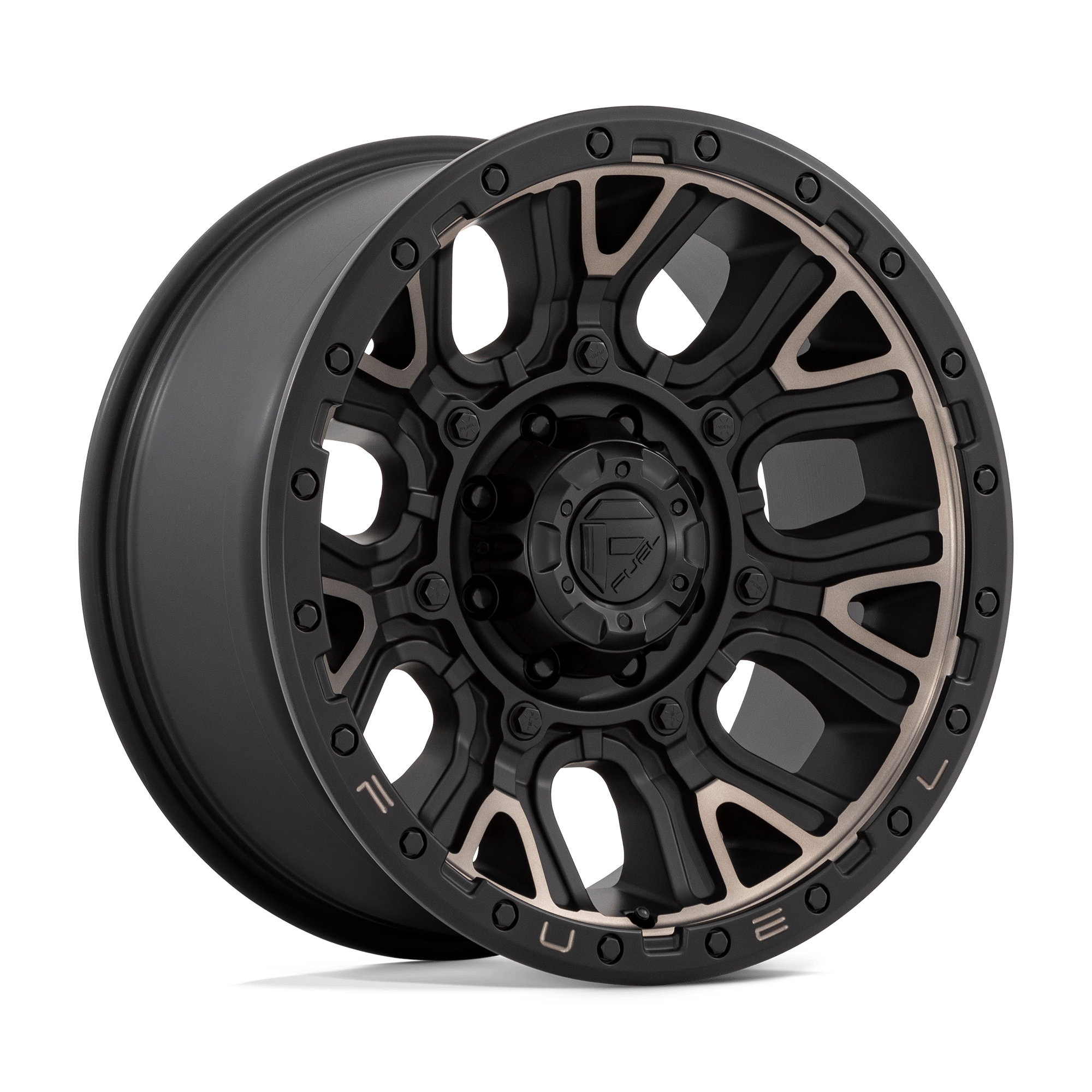 Fuel 1 Pc D824 Traction Matte Black With Double Dark Tint