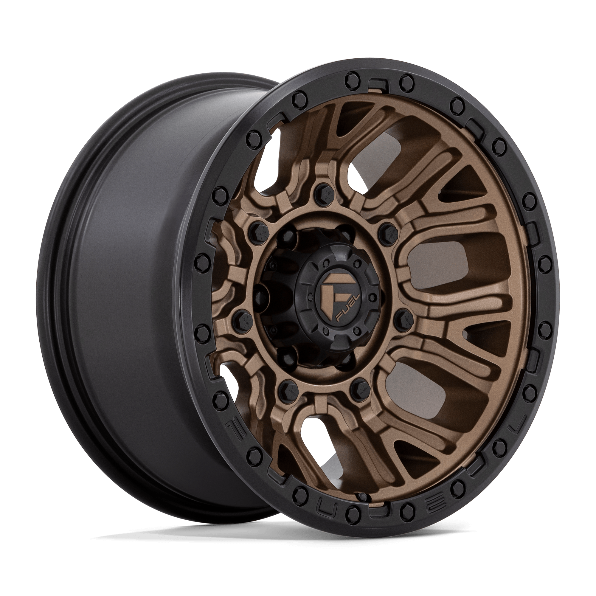 Fuel 1 Pc D826 Traction Matte Bronze With Black Ring