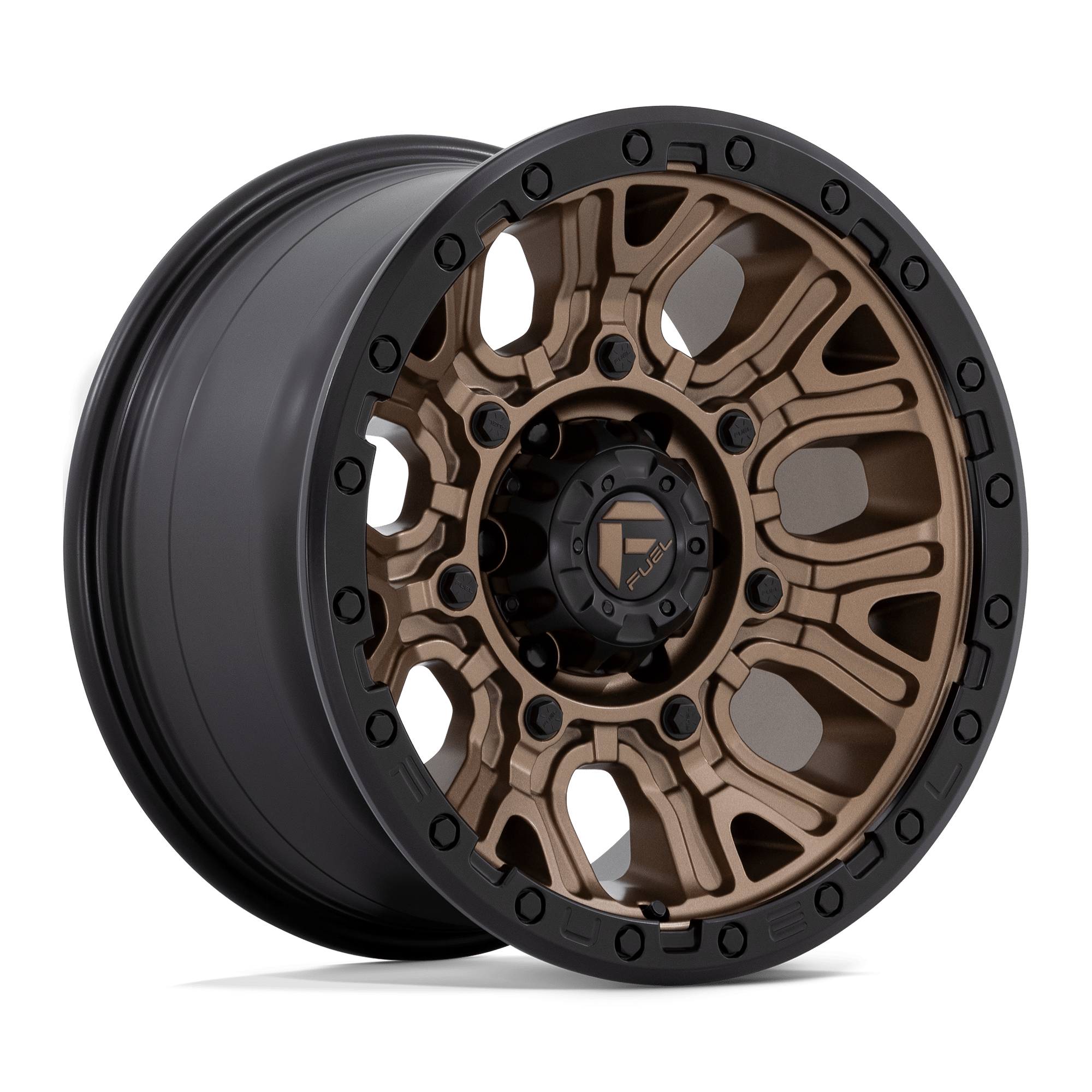 Fuel 1 Pc D826 Traction Matte Bronze With Black Ring