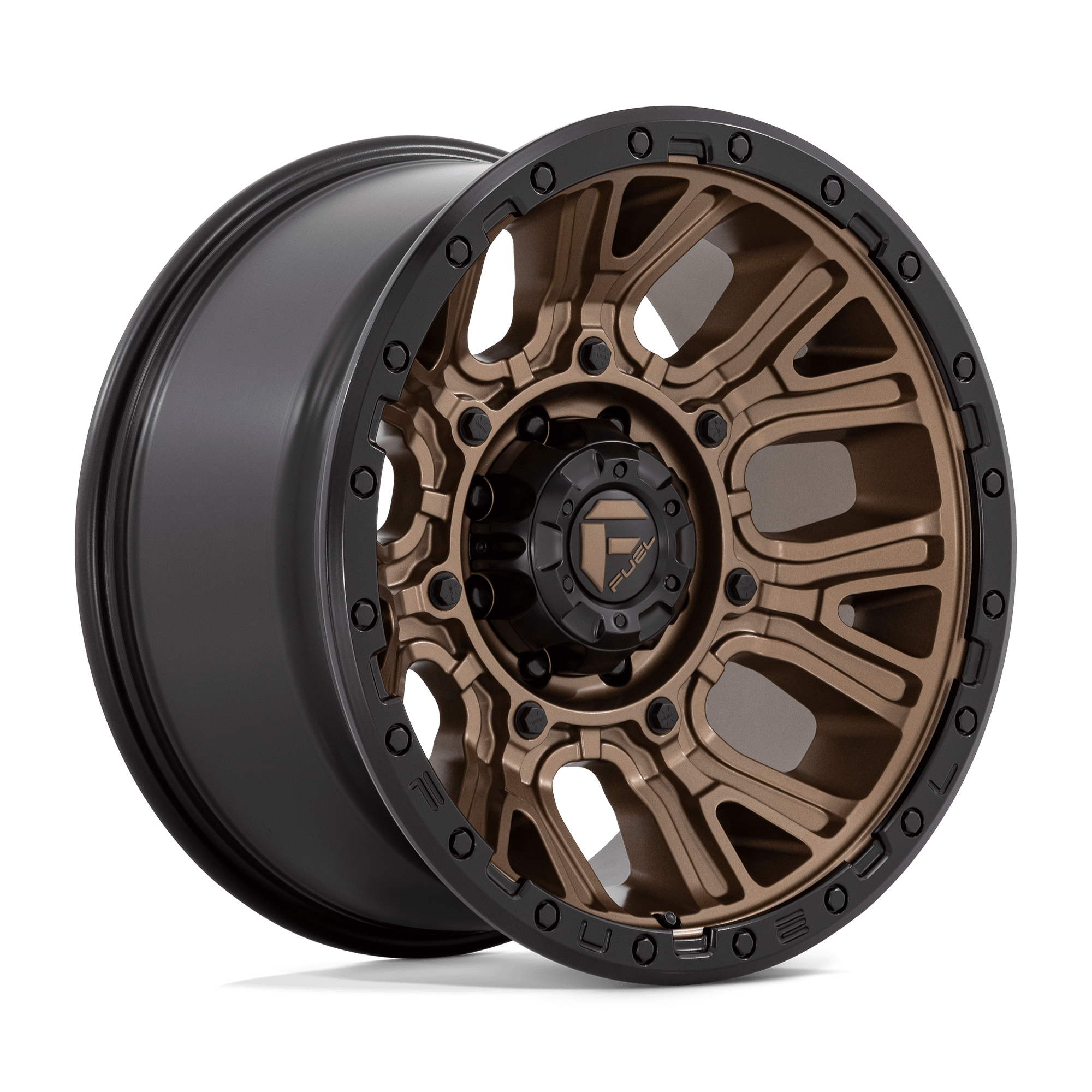 Fuel 1 Pc D826 Traction Matte Bronze With Black Ring