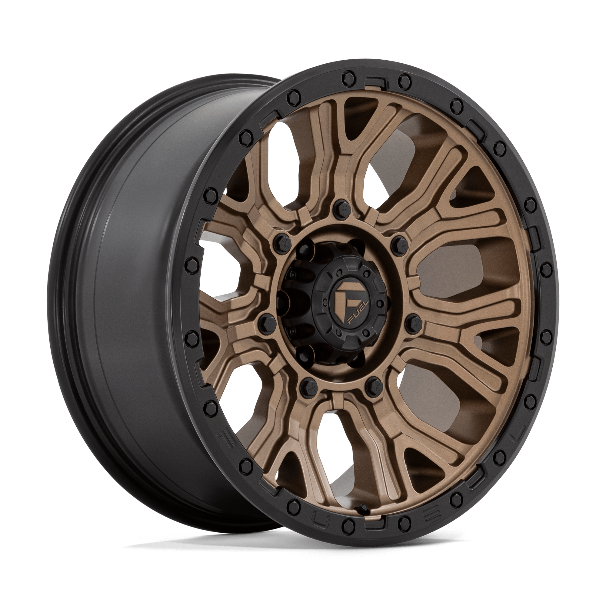 Fuel 1 Pc D826 Traction Matte Bronze With Black Ring