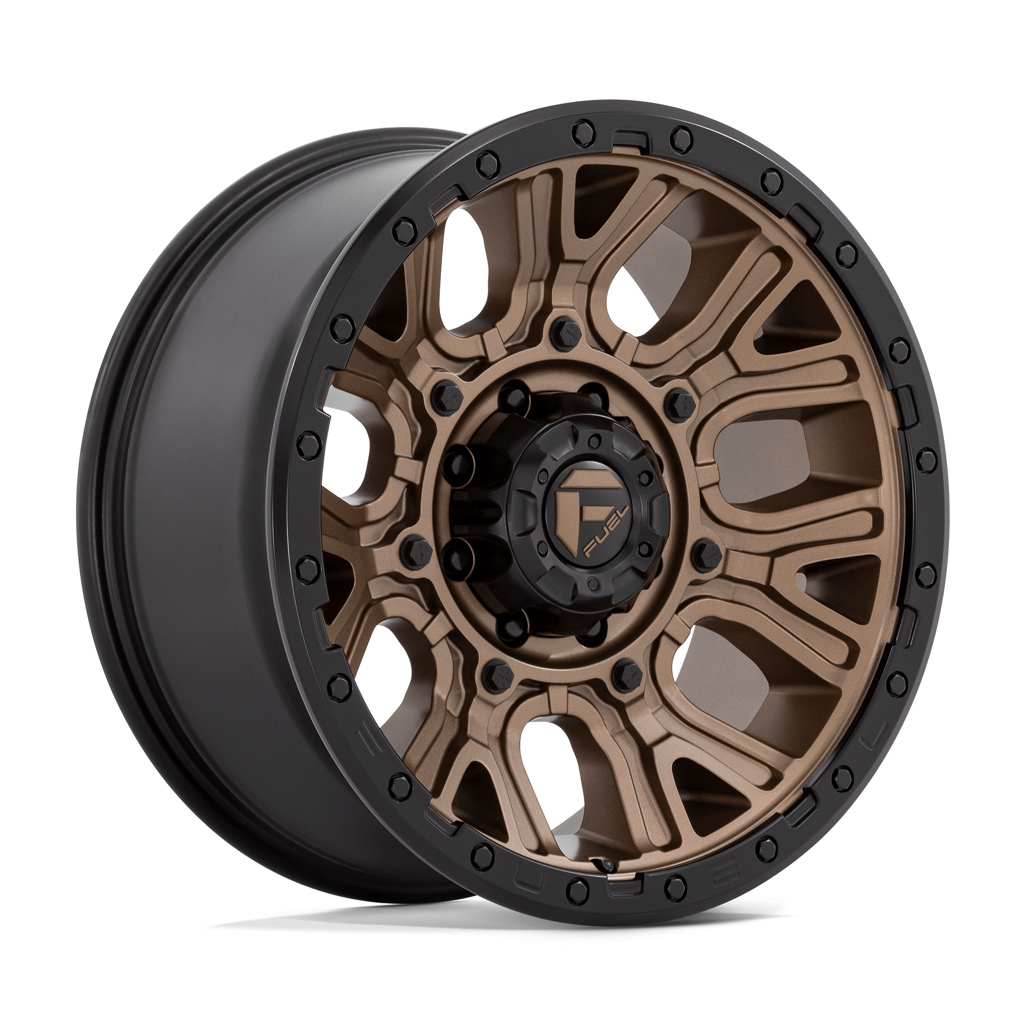 Fuel 1 Pc D826 Traction Matte Bronze With Black Ring