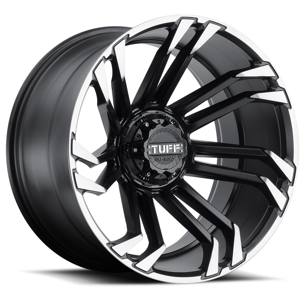 Tuff T21 Matte Black W/ Machined Flange