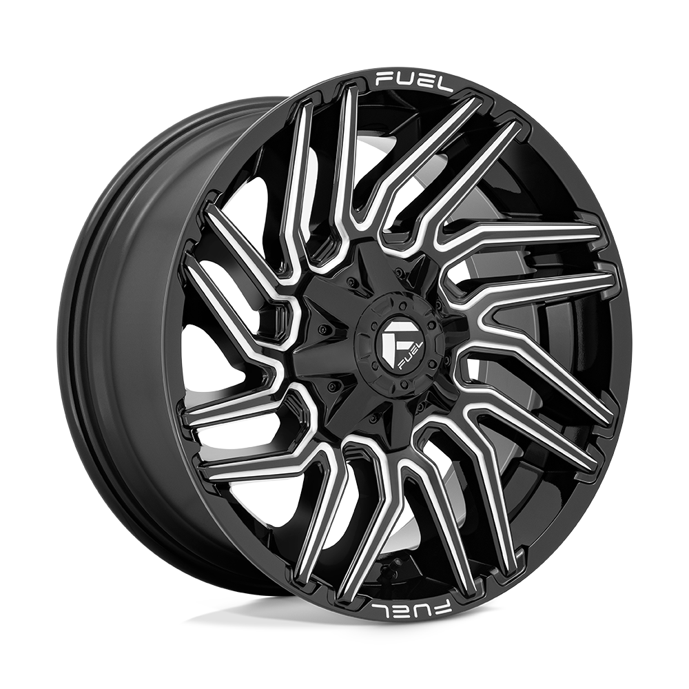 Fuel 1 Pc D773 Typhoon Gloss Black Milled