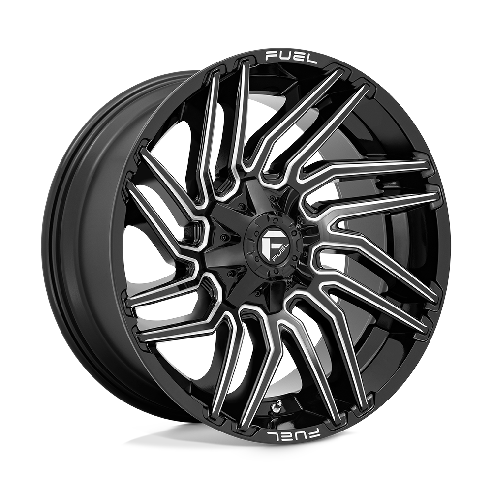 Fuel 1 Pc D773 Typhoon Gloss Black Milled