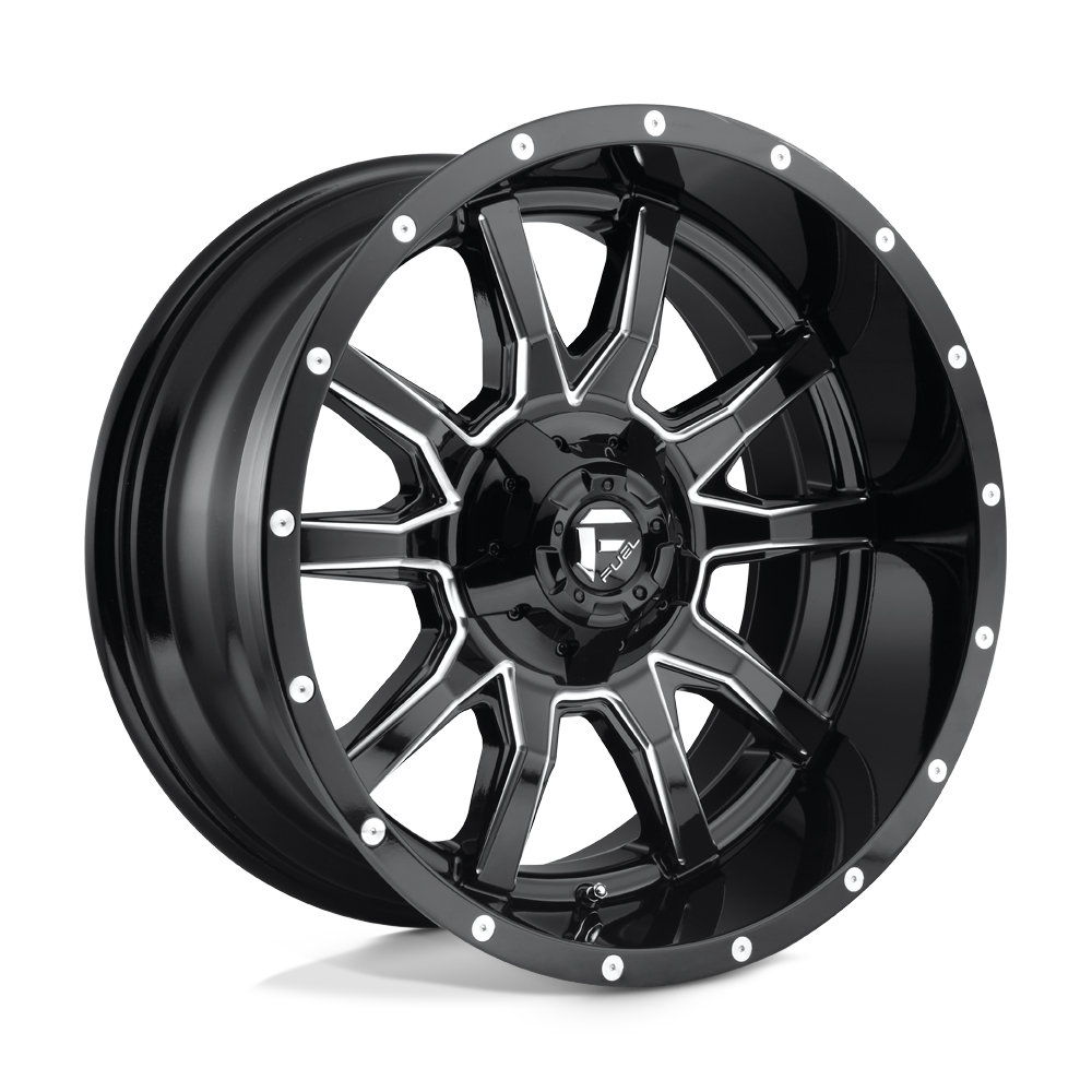 Fuel 1 Pc D627 Vandal Gloss Black Milled