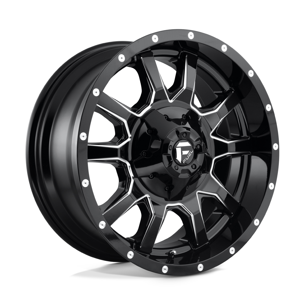 Fuel 1 Pc D627 Vandal Gloss Black Milled