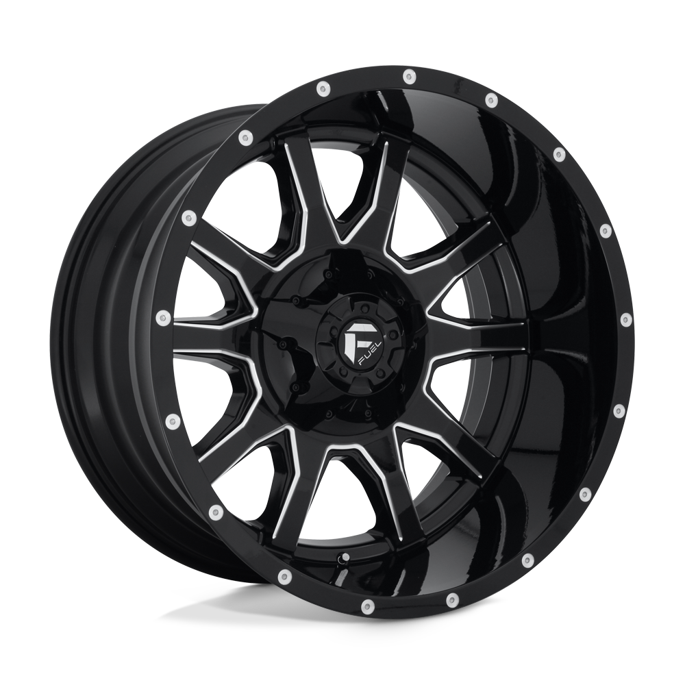 Fuel 1 Pc D627 Vandal Gloss Black Milled